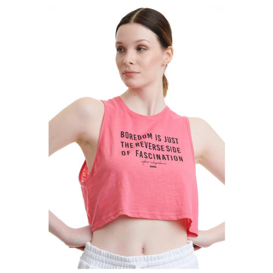 Bodytalk Γυναικεία αμάνικη μπλούζα crop Bodytalk Γυναικεία αμάνικη μπλούζα crop